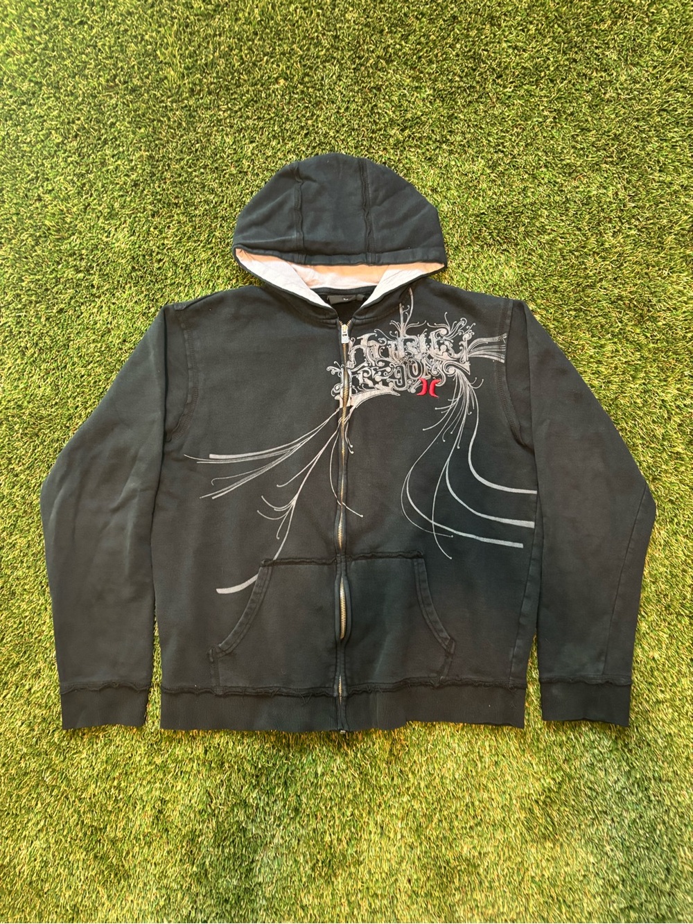 Rare vintage Hurley zip up hoodie